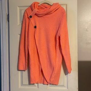 Coral sweater